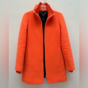 J. Crew Italian Stadium Cloth Wool Blend Nello Gori Coat sz2